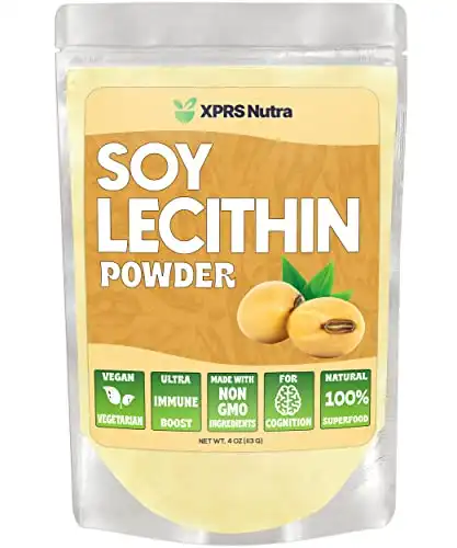 XPRS Nutra Soy Lecithin Powder - Lecithin Powder Food Grade Fat Emulsifier