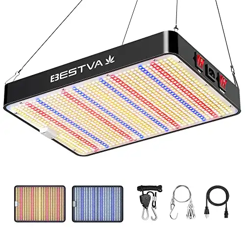 BESTVA 2024 Newest Upgrade 2000W Led Grow Light with High Yield Diodes Full Spectrum LED Grow Lights