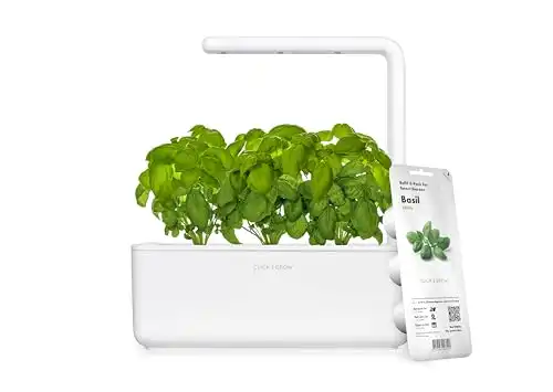 Click & Grow Indoor Herb Garden Kit with Grow Light | Smart Garden for Home Kitchen Windowsill